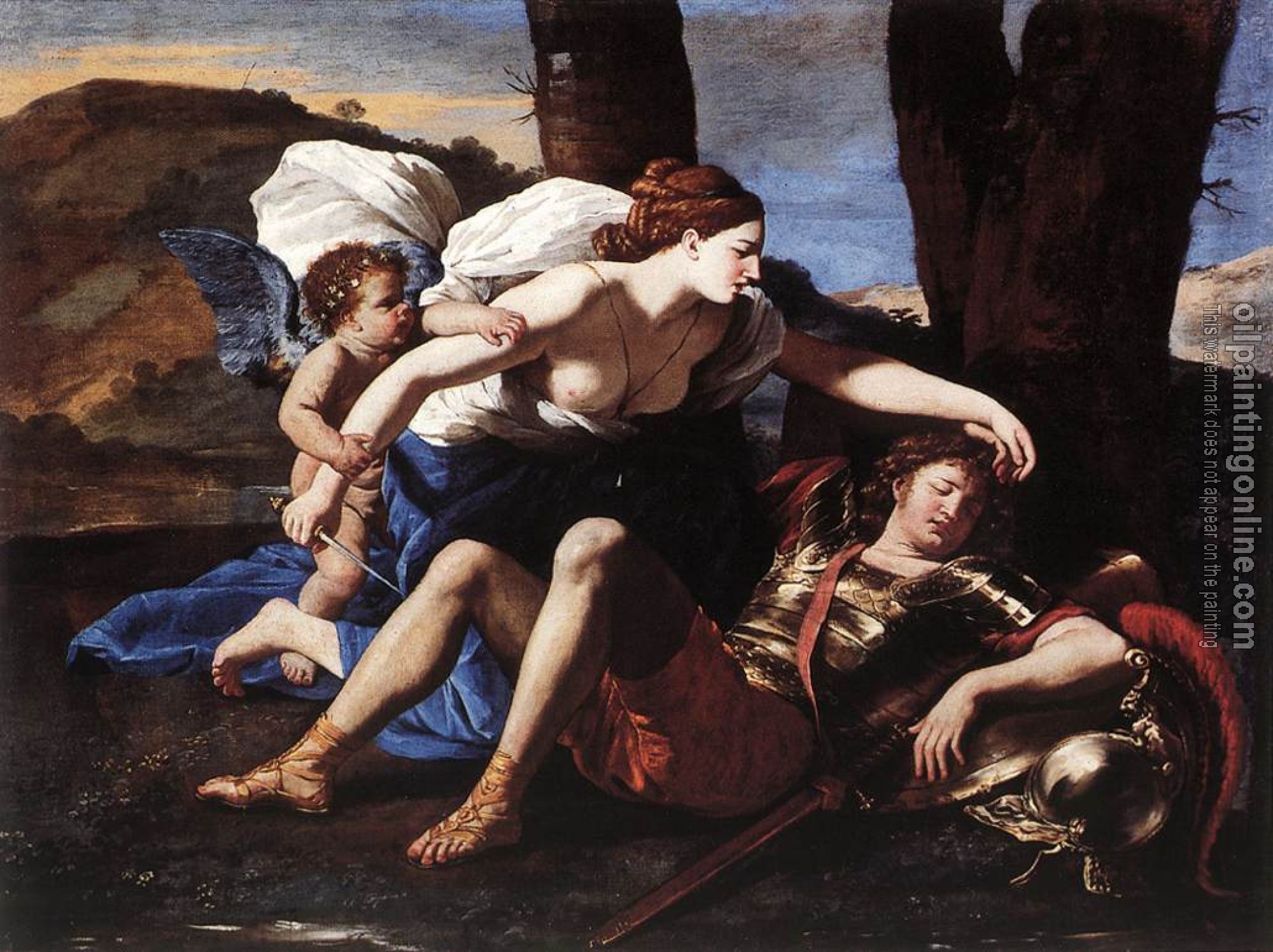 Poussin, Nicolas - Rinaldo and Armida